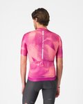 CASTELLI Cycling short sleeve jersey - GIRO ESPRESSO - pink