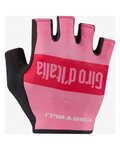 CASTELLI Cycling fingerless gloves - GIRO 2 - pink