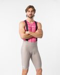 CASTELLI Cycling bib shorts - GIRO TROFEO 2 - beige