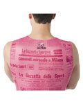 CASTELLI Cycling sleeve less t-shirt - GAZZETTA DELLO SPORT - pink