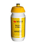 TACX Cycling water bottle - VISMA-LEASE A BIKE - white/yellow