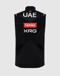 PISSEI Cycling gilet - UAE TEAM EMIRATES - XRG 2025 OFFICIAL WATERPROOF - black