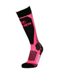 HAVEN Cycling knee-socks - COMPRESSIVE SKI - black/pink