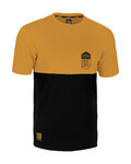 ROCDAY Cycling short sleeve jersey - DOUBLE V2 - black/yellow