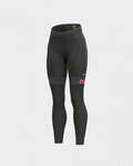 ALÉ Cycling long trousers withot bib - PR-R MILD TIGHTS - black/pink