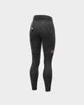 ALÉ Cycling long trousers withot bib - PR-R MILD TIGHTS - black/pink