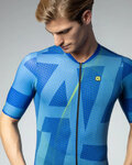 ALÉ Cycling short sleeve jersey - PR-E SYNERGY - blue