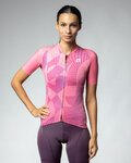 ALÉ Cycling short sleeve jersey - PRAGMA ENJOY W - pink