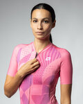 ALÉ Cycling short sleeve jersey - PRAGMA ENJOY W - pink