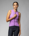 ALÉ Cycling sleeveless jersey - PRAGMA COLOR BLOCK - purple