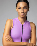 ALÉ Cycling sleeveless jersey - PRAGMA COLOR BLOCK - purple