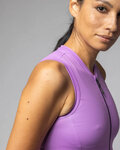 ALÉ Cycling sleeveless jersey - PRAGMA COLOR BLOCK - purple