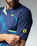ALÉ Cycling short sleeve jersey - OFF ROAD OMEGA - blue