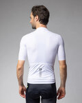 ALÉ Cycling short sleeve jersey - COLOR BLOCK PRAGMA - white