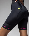 ALÉ Cycling bib shorts - STRADA 2.0 PR-E - black/pink