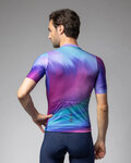 ALÉ Cycling short sleeve jersey - AURORA PR-E - pink/blue/turquoise