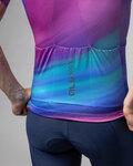 ALÉ Cycling short sleeve jersey - AURORA PR-E - pink/blue/turquoise