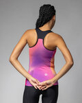 ALÉ Cycling sleeveless jersey - AURORA PRAGMA - pink/purple