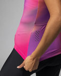 ALÉ Cycling sleeveless jersey - AURORA PRAGMA - pink/purple