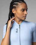ALÉ Cycling short sleeve jersey - COLOR BLOCK PRAGMA - light blue