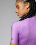 ALÉ Cycling short sleeve jersey - COLOR BLOCK PRAGMA - purple
