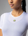 ALÉ Cycling short sleeve t-shirt - VELO ACTIVE INTIMO - white
