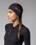 ALÉ Cycling headband - ACCESSORI FONDO - black/pink