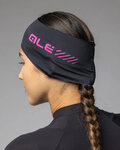 ALÉ Cycling headband - ACCESSORI FONDO - black/pink