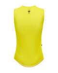 SANTINI Cycling sleeve less t-shirt - TDF MAILLOT JAUNE ALPE D'HUEZ - yellow
