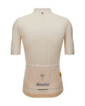 SANTINI Cycling short sleeve jersey - TDF MAILLOT JAUNE - M. VENTOUX - ivory