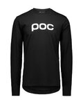 POC Cycling long sleeve t-shirt - TEE LS - black