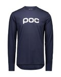 POC Cycling long sleeve t-shirt - TEE LS - blue