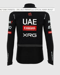 PISSEI Cycling thermal jacket - UAE TEAM EMIRATES - XRG 2025 GIACCA PRIMAPELLE OFFICIAL - black