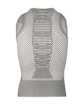 Q36.5 Cycling sleeve less t-shirt - BASE LAYER 0 MESH - grey