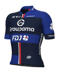 ALÉ Cycling short sleeve jersey - GROUPAMA FDJ 2025 - blue