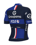 ALÉ Cycling short sleeve jersey - GROUPAMA FDJ 2025 - blue