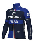 ALÉ Cycling thermal jacket - GROUPAMA FDJ 2025 WINTER - blue