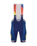 SANTINI Cycling bib shorts - LIDL TREK 2025 - blue