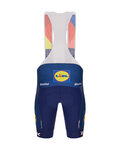 SANTINI Cycling bib shorts - LIDL TREK 2025 - blue