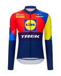 SANTINI Cycling winter long sleeve jersey - LIDL TREK 2025 - multicolour