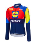 SANTINI Cycling winter long sleeve jersey - LIDL TREK 2025 - multicolour