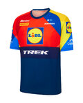 SANTINI Cycling short sleeve jersey - LIDL TREK 2025 - multicolour