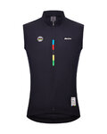 SANTINI Cycling gilet - UCI WORLD CHAMPION - black