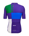 SANTINI Cycling short sleeve jersey - TDF FIRENZE - multicolour