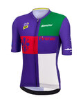 SANTINI Cycling short sleeve jersey - TDF FIRENZE - multicolour