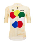 SANTINI Cycling short sleeve jersey - TDF GRAND DÉPART - multicolour