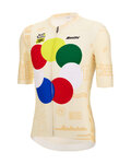 SANTINI Cycling short sleeve jersey - TDF GRAND DÉPART - multicolour