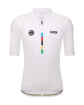 SANTINI Cycling short sleeve jersey - UCI WORLD CHAMPION - white