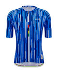 SANTINI Cycling short sleeve jersey - UCI SALO' DEL GARDA 1962 - blue