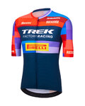 SANTINI Cycling short sleeve jersey - TREK FACTORY RACING 2025 - multicolour